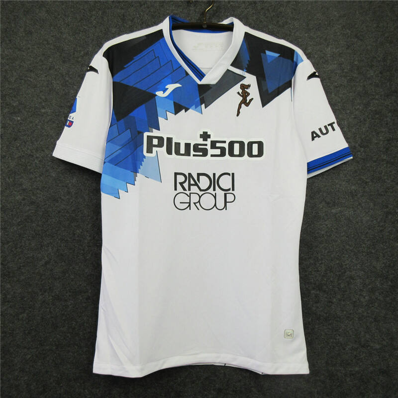 20-21 Atalanta-BC Aaway White Soccer Shirt Jersey - Official Replica
