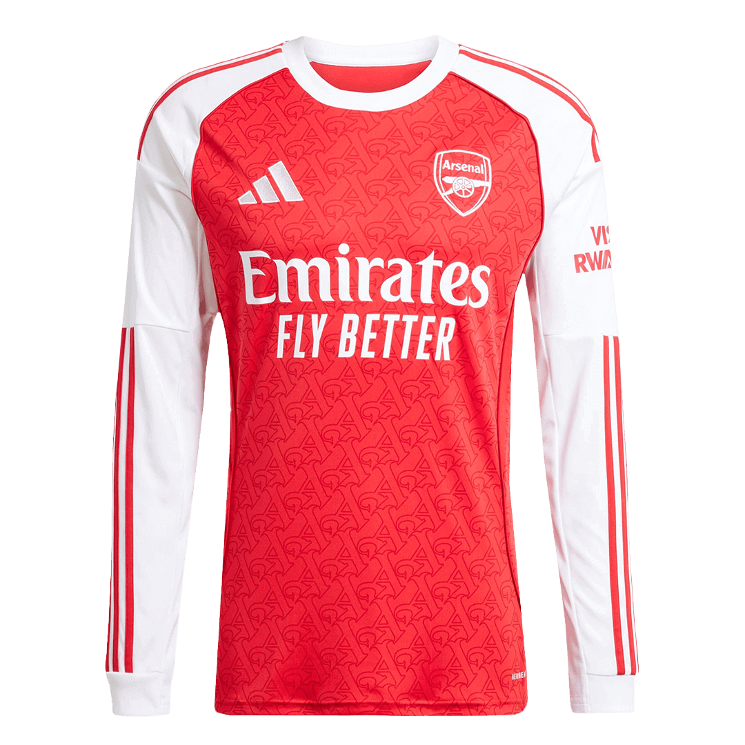 Arsenal Home Long Sleeve Soccer Jersey 2025/26