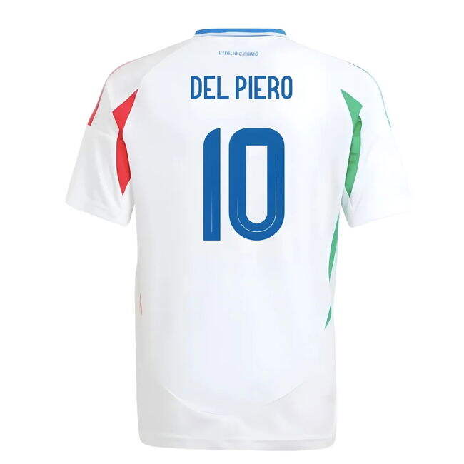 2024-2025 Italy Away Shirt (Kids) (Del Piero 10) Premium