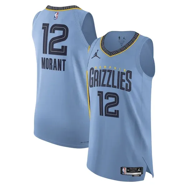 Ja Morant MEM Authentic Jersey - classic genuine - Blue sports