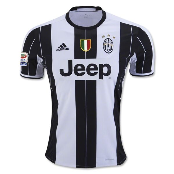 Juventus Home 2016-17 Soccer Jersey Shirt With Patches - Official