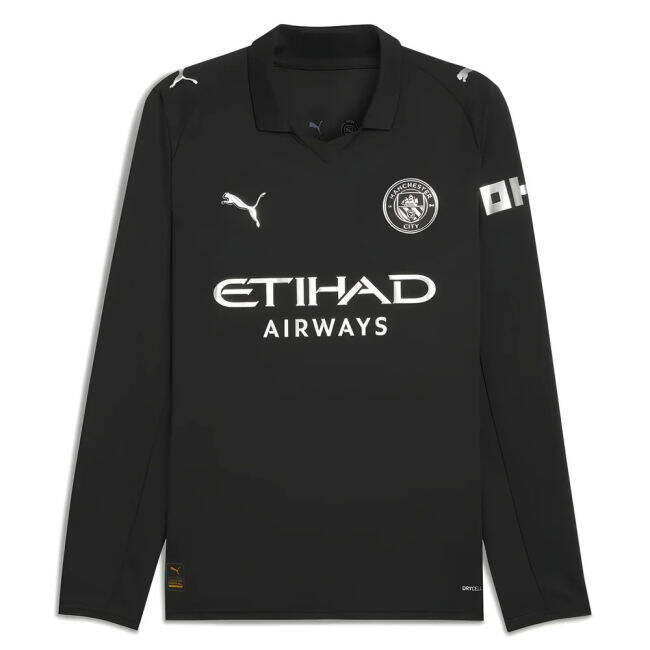 Man City Long Sleeve official style Away Shirt 2025-2026 (Unisex