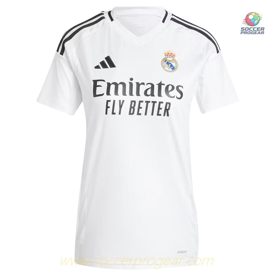 Real Madrid Home Team Football Jersey 2024/25 Collection Women's Edition