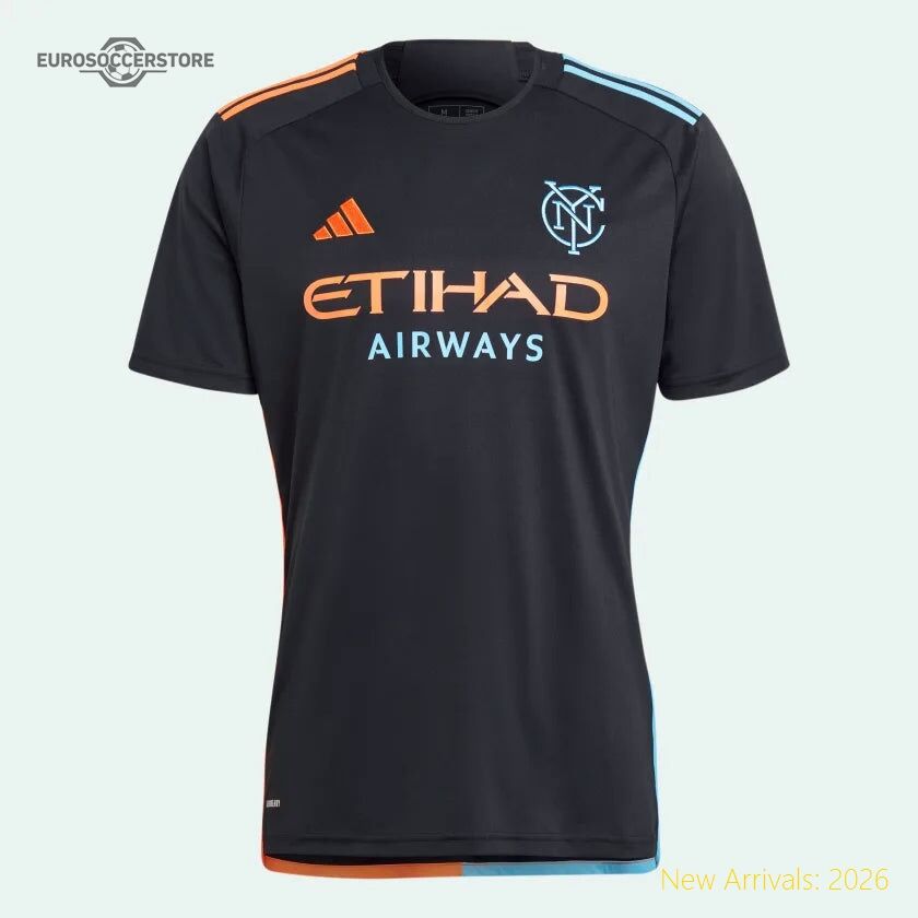 Official Team Merchandise Durable Men Nyc Soccer Star Away Jersey 2023