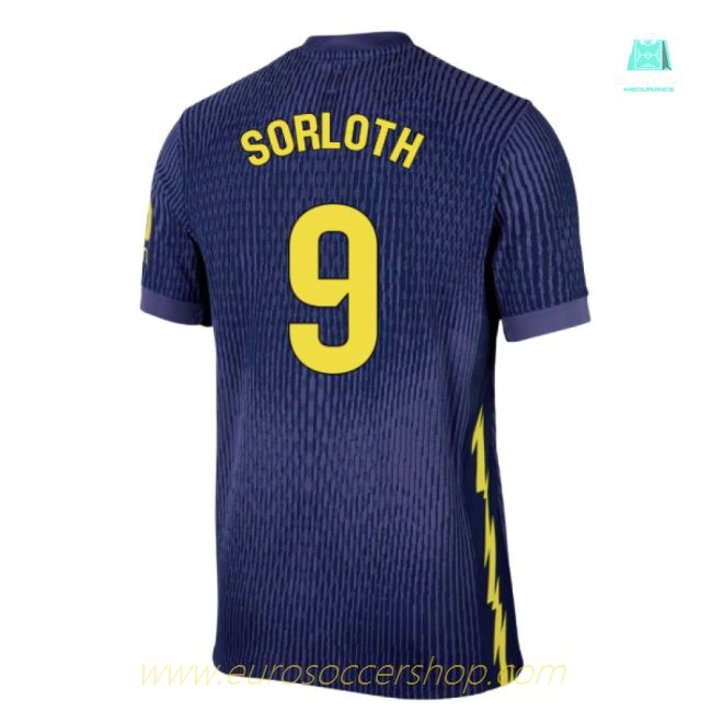 2025-2026 Atletico Madrid Authentic Away Shirt (Sorloth 9)