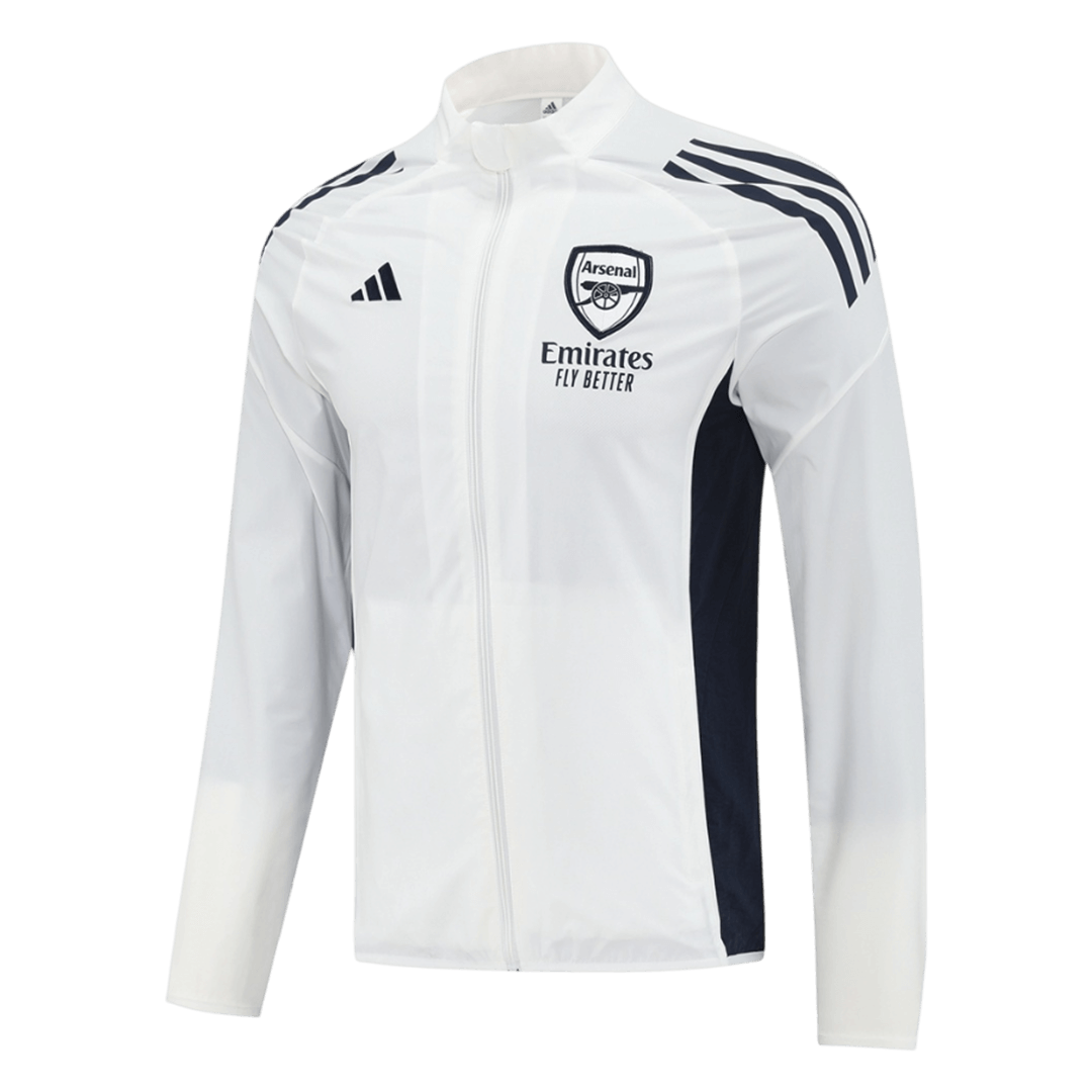 Arsenal Windbreaker Jacket 2025/26 - White