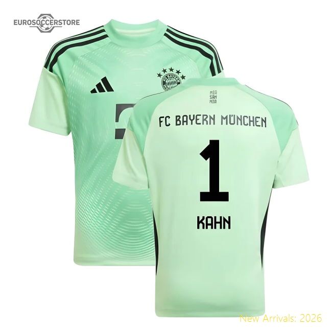 2025-2026 Bayern Munich Home Goalkeeper Shirt (glory Mint)