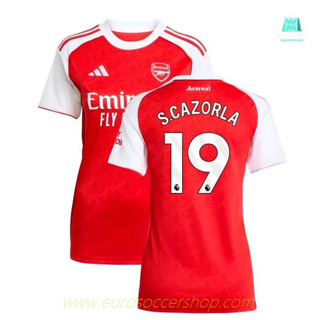 2025-2026 Arsenal Home Shirt (Womens) (S.Cazorla 19)