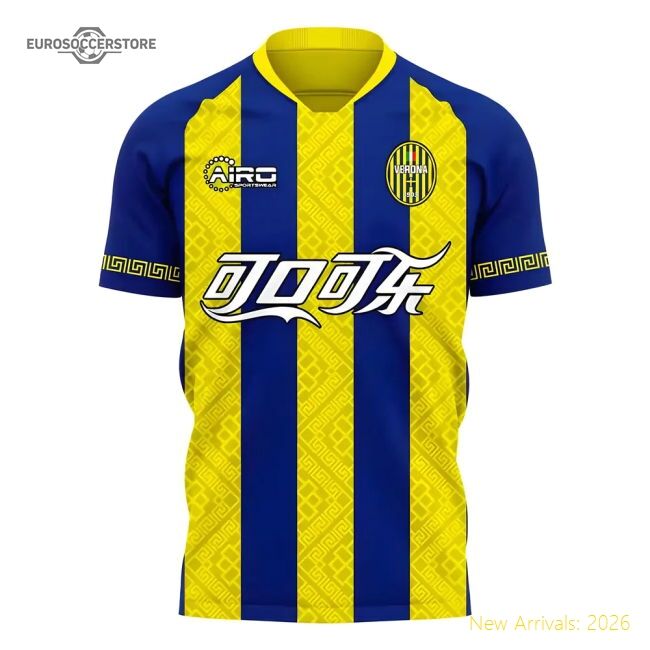 Exceptional Hellas Verona 2025-2026 Home Concept Football Kit (airo)