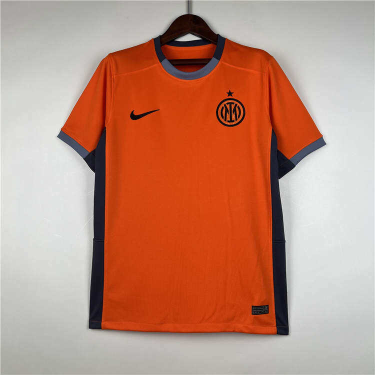 2324 Inter Milan Away Orange Soccer Jersey Football Shirt - Official