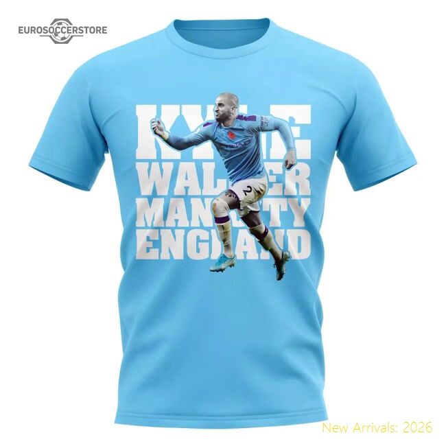Official Kyle Walker Manchester City Player T-shirt (sky) - Premium