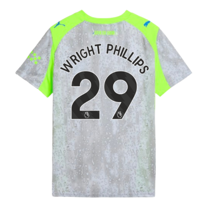 Football Man City Third Shirt Kids Wright Phillips #29 Official Li...