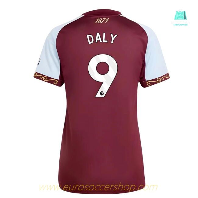 2025-2026 Aston Villa Home Shirt (Womens) (Daly 9)