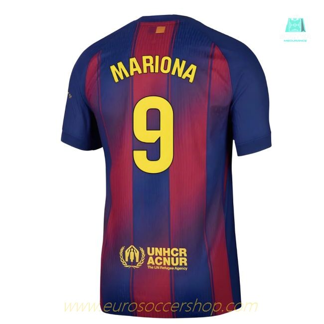 2025-2026 Barcelona Authentic Home Shirt (Mariona 9)