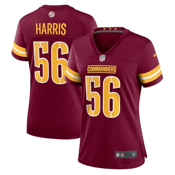 None Jalen Harris Game Jersey - Burgundy | NFL Player Jersey