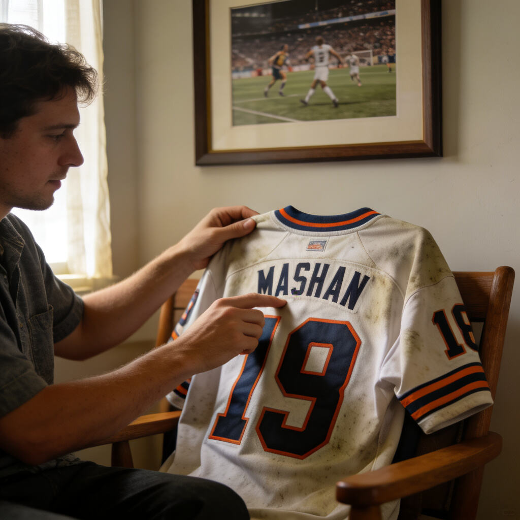 Emotional Investment Concept: Recalling the Precious Memories of Customized Jerseys Years Later