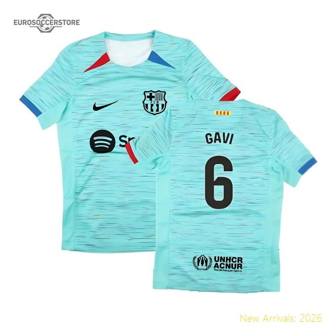 Barcelona Laliga Santander Gavi Third Pro-level Jersey Puma Drycell