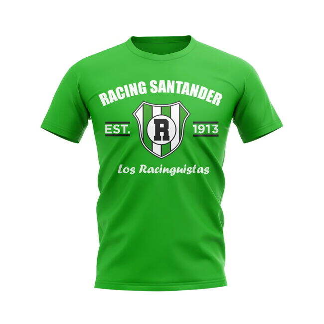 Racing Santander Established Football T-Shirt (Green) | Game Day