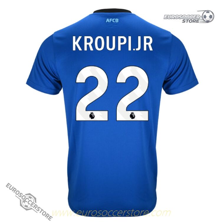 AFC Bournemouth 2025-26 Season Away KROUPI.JR #22 Football Jersey