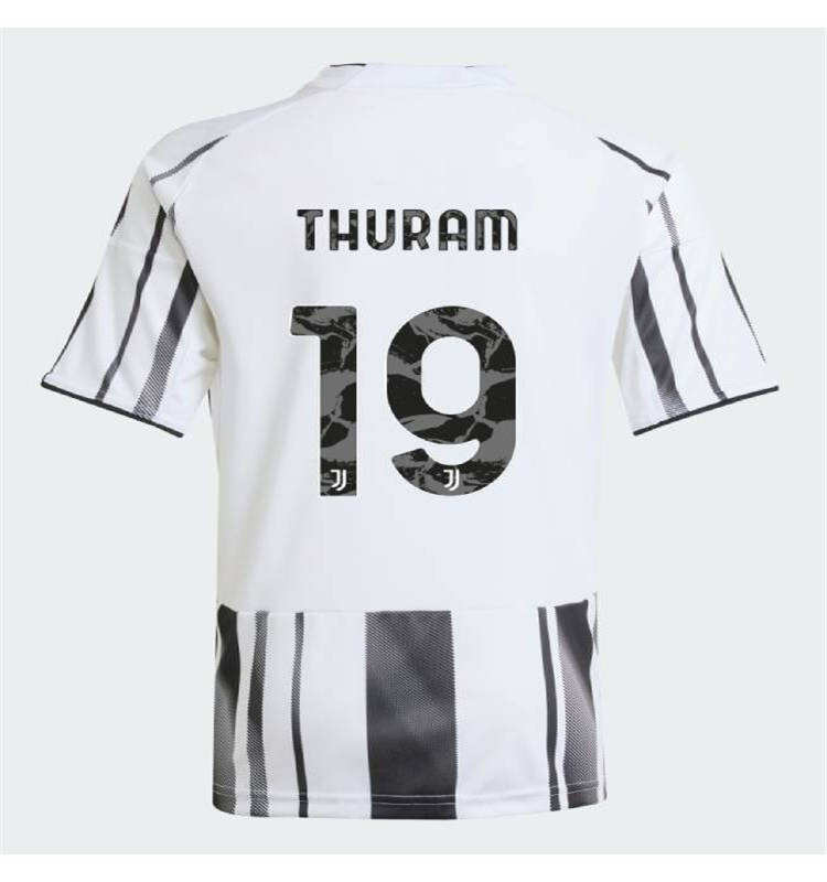2526 Juventus Home Jersey Shirt 19 THURAM - Official Replica 8433