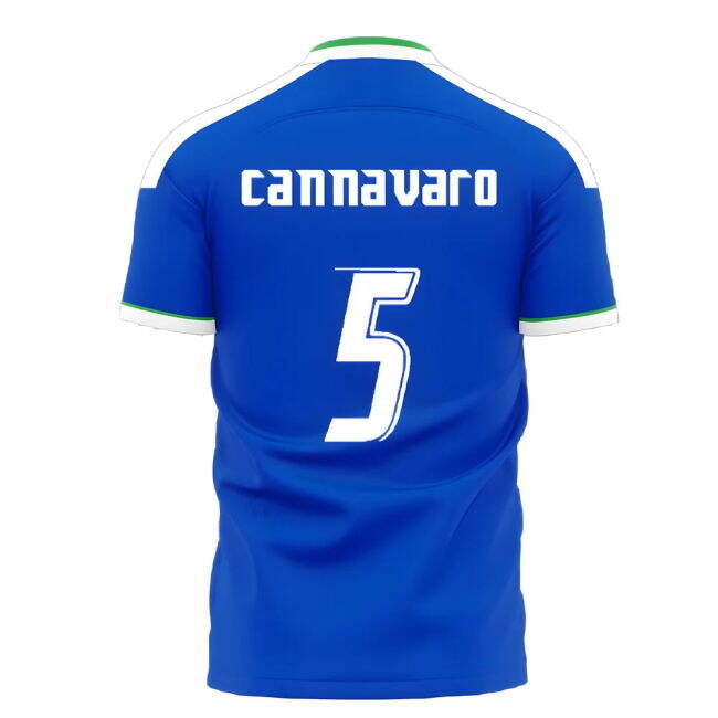 CANNAVARO 5 Italy Football Team Rare Piece Home Unique Shirt