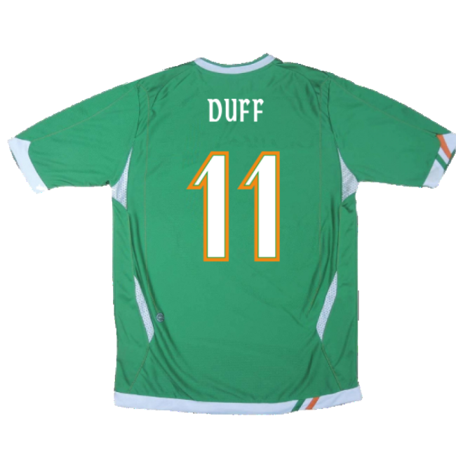 Duff 11 Ireland Football Team Fashionable Home Game Jersey