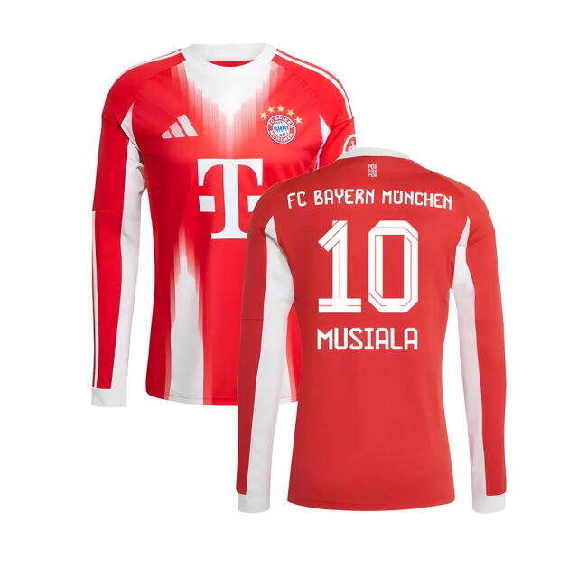 2025-2026 Bayern Home Shirt (Musiala 10) Durable Stitching