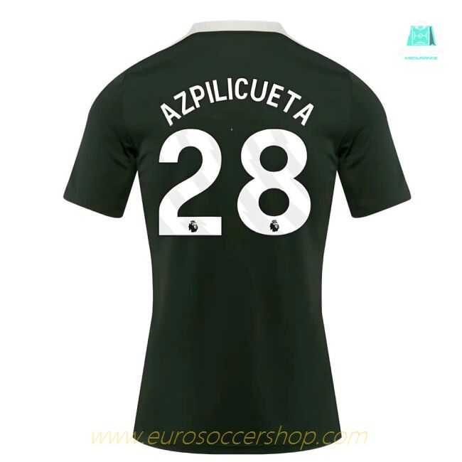 2025-2026 Chelsea Dri-Fit Strike Training Shirt (Green) (Azpilicueta 28)