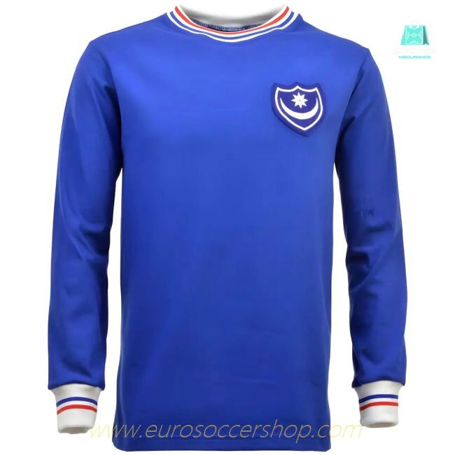 Portsmouth 1960s-1970s Retro Football Shirt