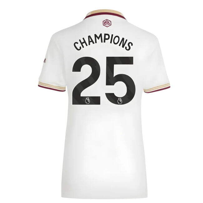 2025-20 Arsenal Authentic Third Football Shirt Champions 25 L M Wom...