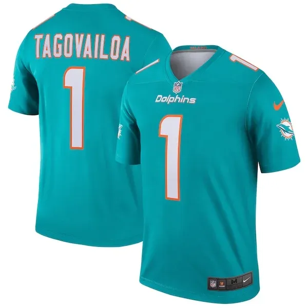 Performance None  Jersey - Premium Aqua NFL Fan Jersey | Game Day R...