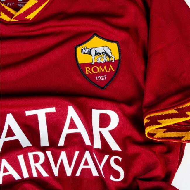 201920 AS Roma Home 92 El-Shaarawy Shirt - Official Replica 5893
