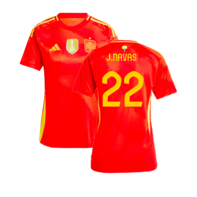 Updated Spain Home Soccer Jersey 2024-2025 (Navas 22) (1)