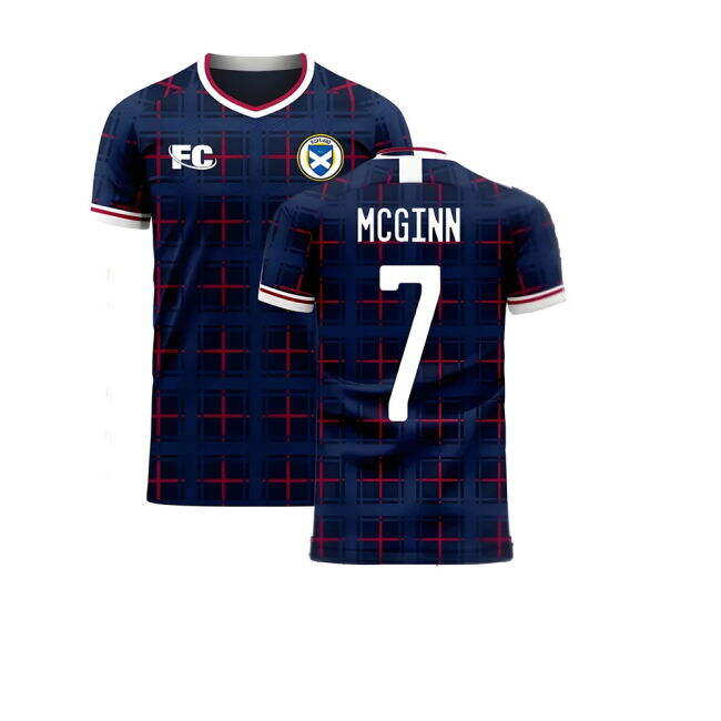 Latest Durable Scotland Home Match Shirt (McGinn 7)