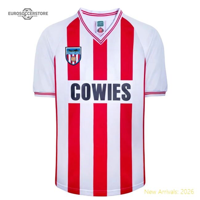 Authentic Sunderland 1984 Retro Home Shirt - Premium Quality Baby