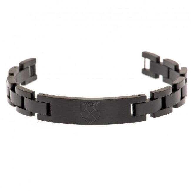 West Ham United FC Black IP Bracelet