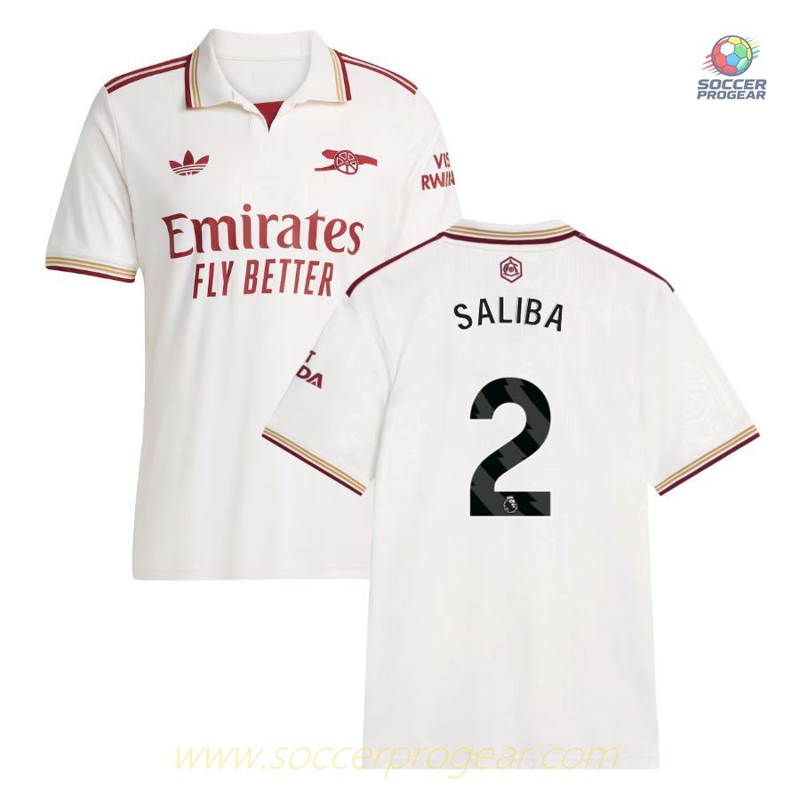 Arsenal Third Shirt 2025/26 Collection Saliba