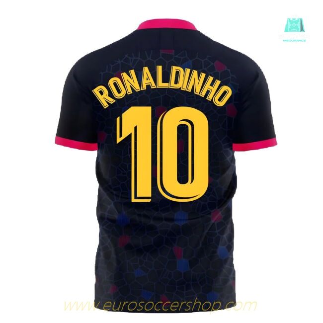 Catalonia 2025-2026 Away Concept Football Kit (Libero) (RONALDINHO 10)