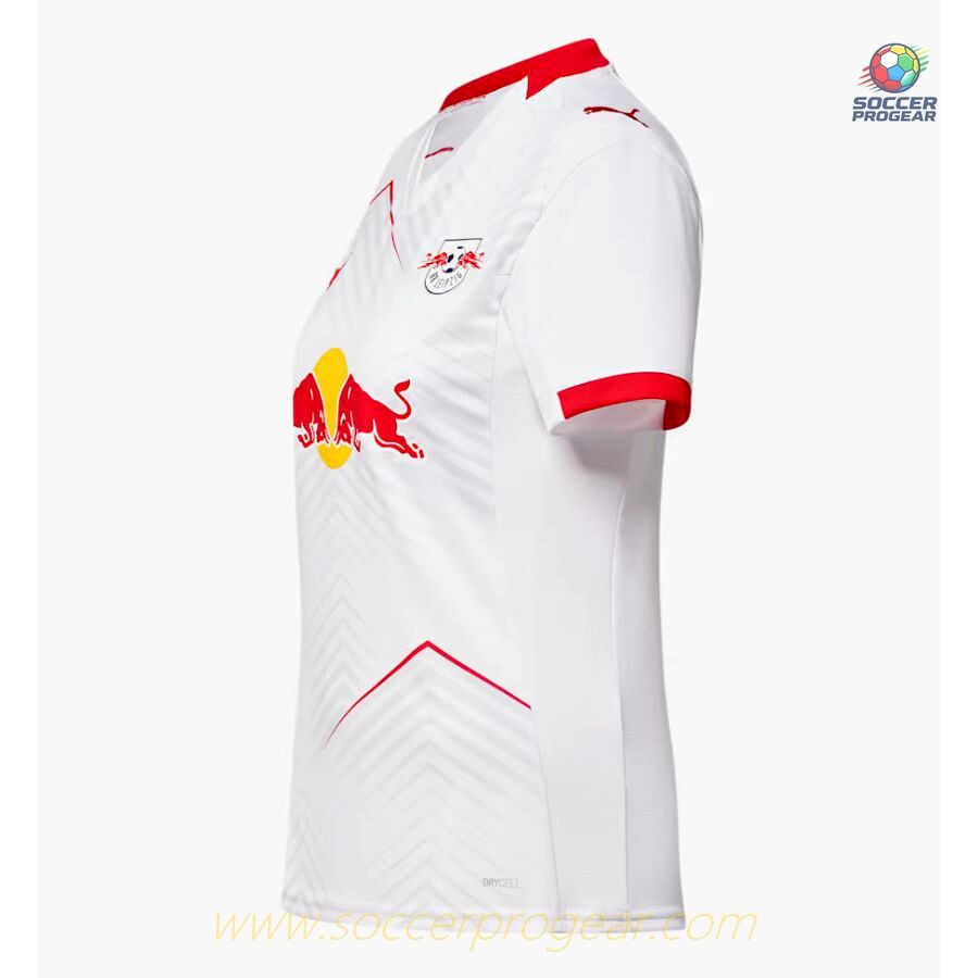 Red Bull Leipzig Home Soccer Team Shirt 2025-26 Edition Women