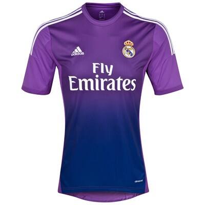 Comfort Fit 13-14 Real Madrid Goalkeeper Purple Soccer Jersey Shirt