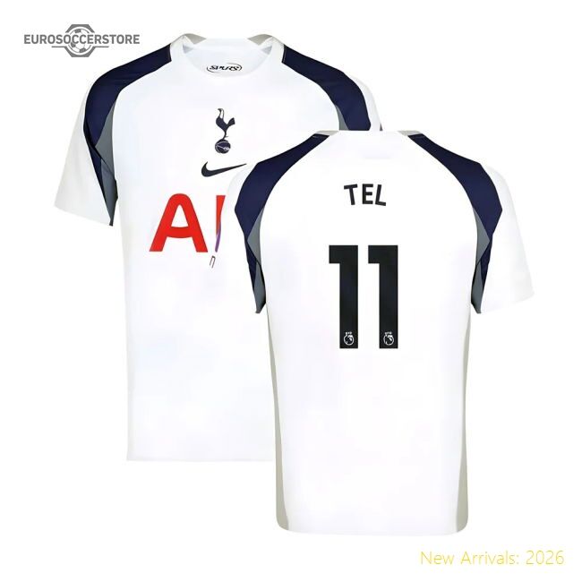 Official 2025-2026 Tottenham Hotspur Home Shirt (tel 11) - Premium
