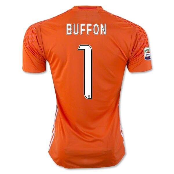 Juventus Goalkeeper 201617 BUFFON 1 Soccer Jersey shirt - Official