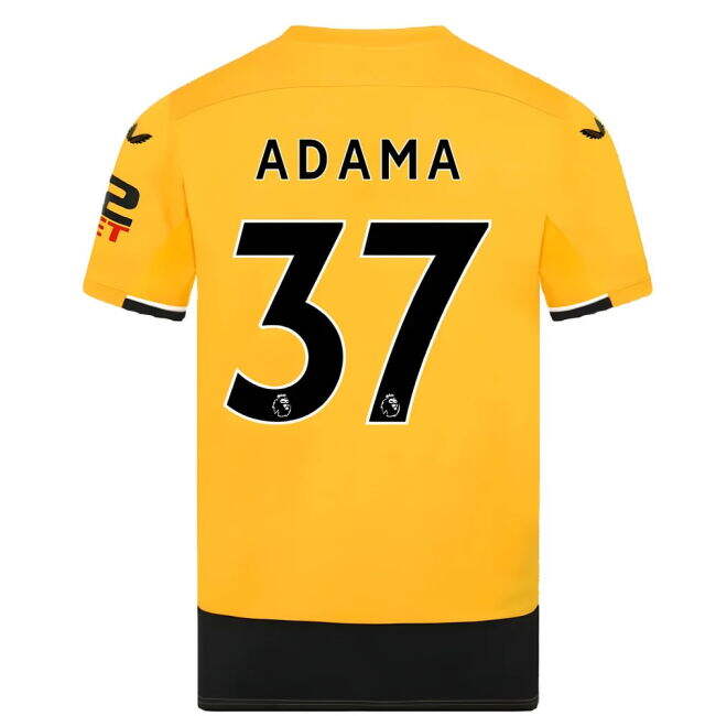 Men's 2022-2023 Wolves Home Shirt (ADAMA 37)