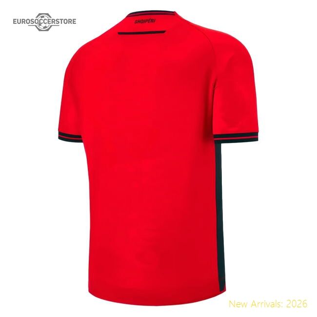 Genuine Albania 2025-2026 Official Home Shirt Mobility Breathability