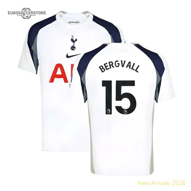 2025-2026 Spurs Hotspur Home Shirt (bergvall 15) - Cost-effective