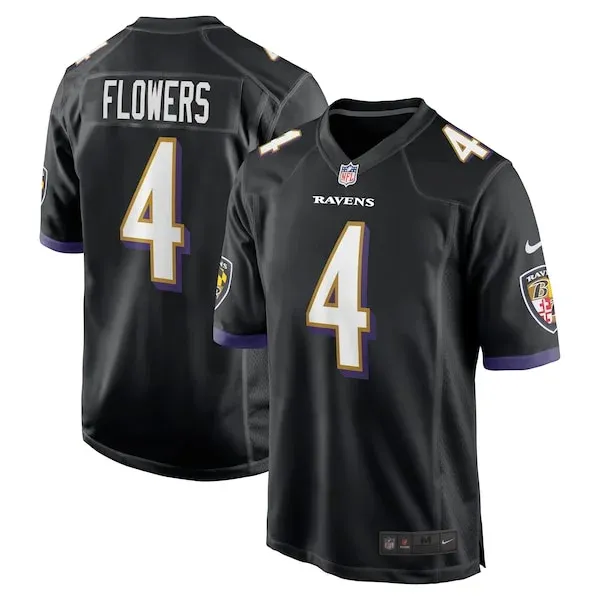 Performance Baltimore Ravens Game Jersey - Premium Black NFL Fan Je...
