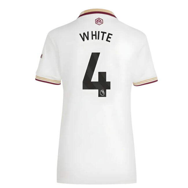 2025-2026 Arsenal Third Shirt (Womens) (White 4)