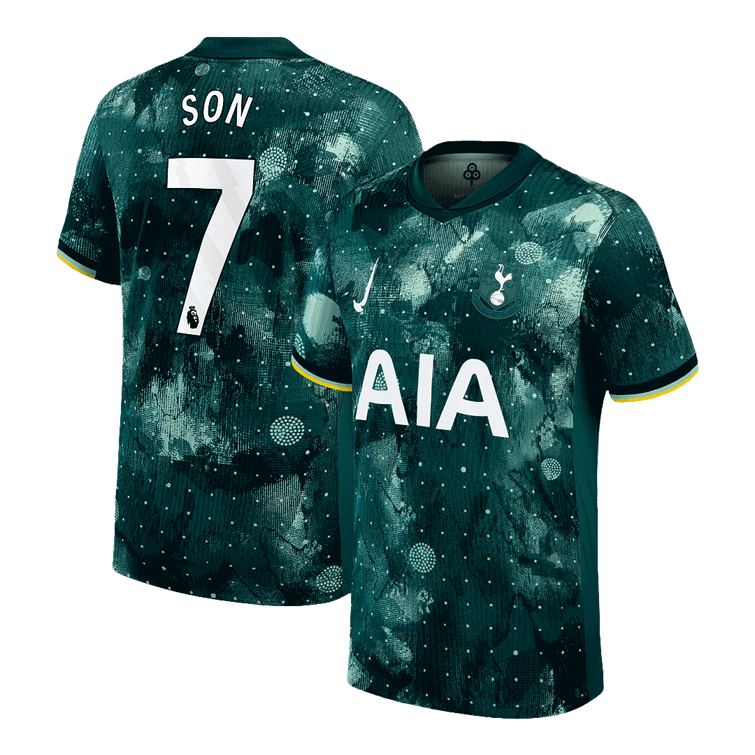 Player Version SON #7 Tottenham Hotspur Third Away Soccer Jersey 2024/