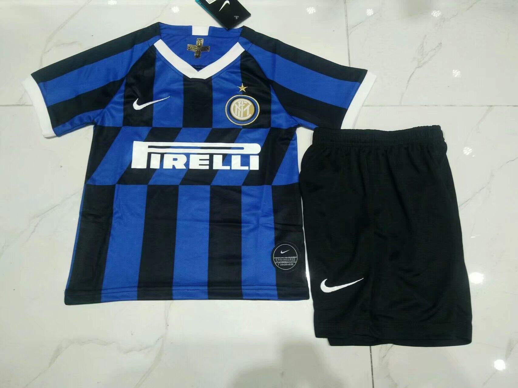 KIDS 19-20 INTER MILAN BLUE FOOTBALL KITShirtShorts - Official