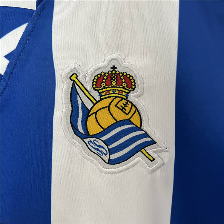Kids Real Sociedad 202425 Home Football Kit ShirtShorts - Official